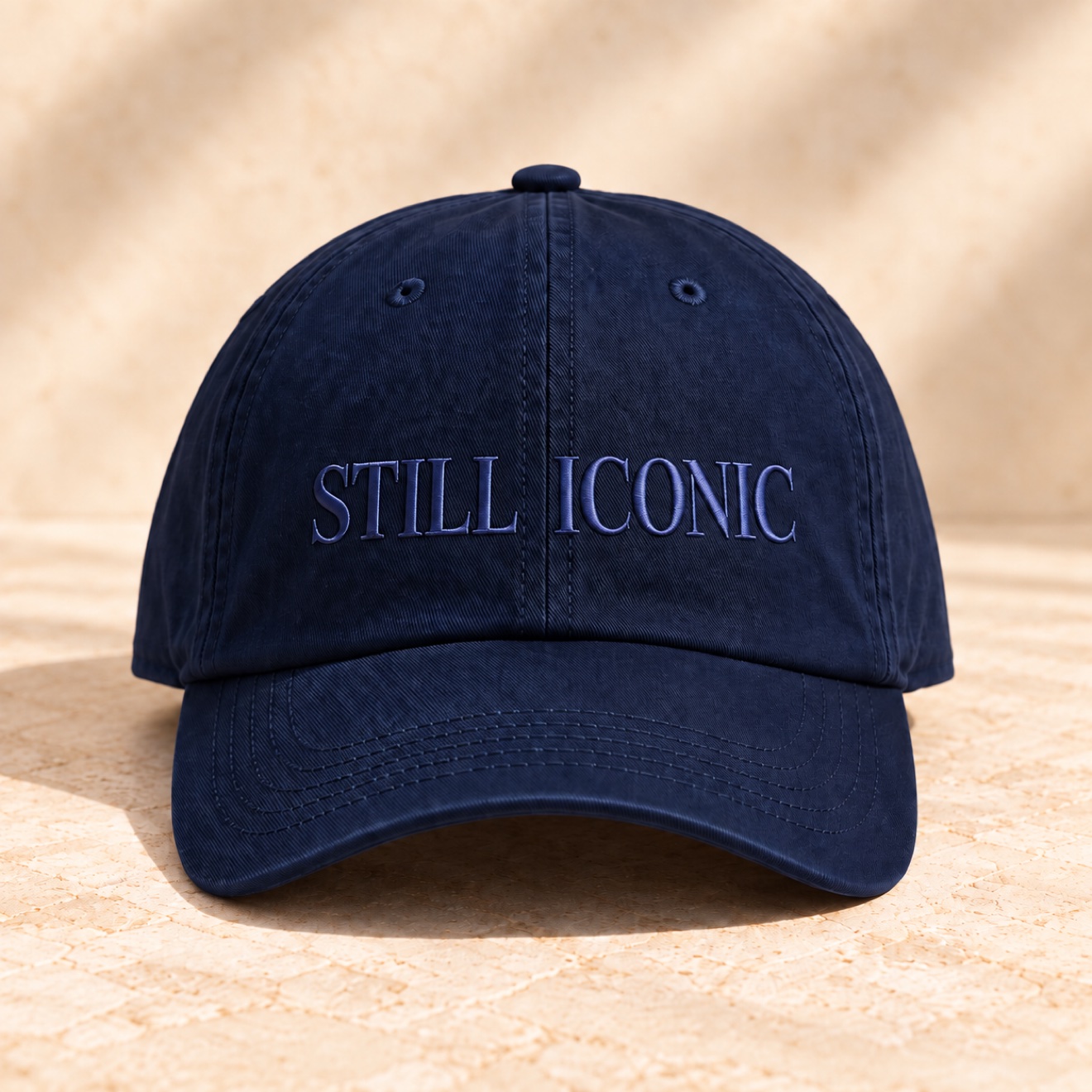 Icon Cap — Deep Navy